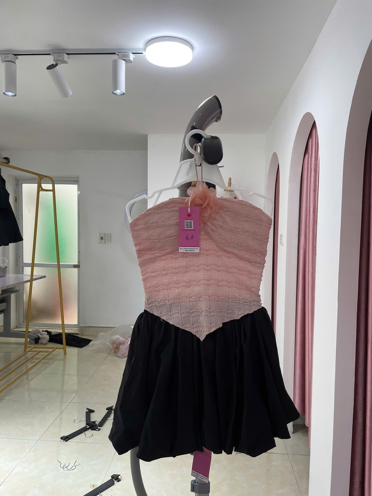 SET HỒNG CHÂN VÁY BÍ