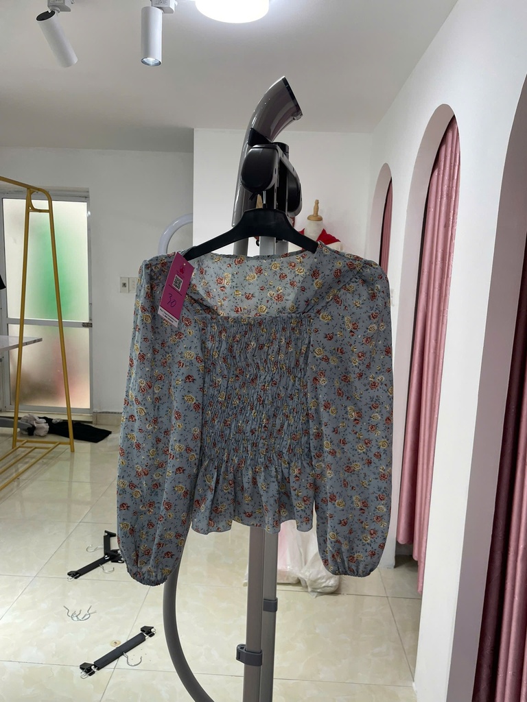 ÁO CRT TAY DÀI XANH MIN