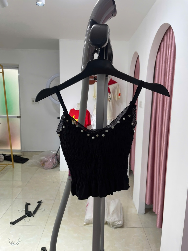 ÁO 2 DÂY ĐEN ĐÍNH NGỌC