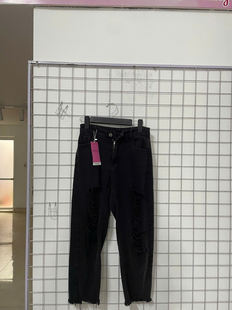 quần bò đen rách