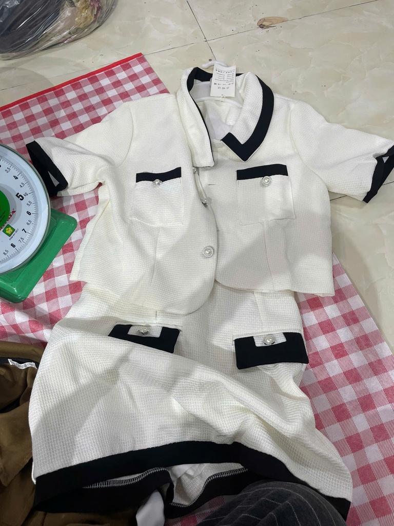 set dạ trắng