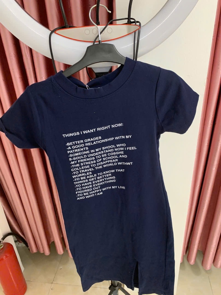 váy xanh than phông