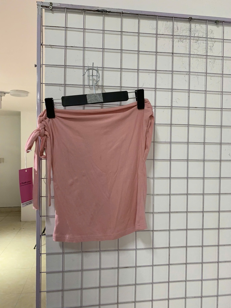 áo hồng trễ vai 