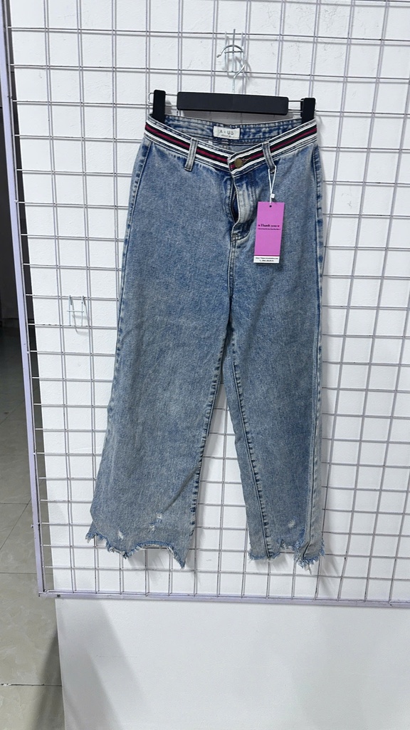 quần bò cạp phối