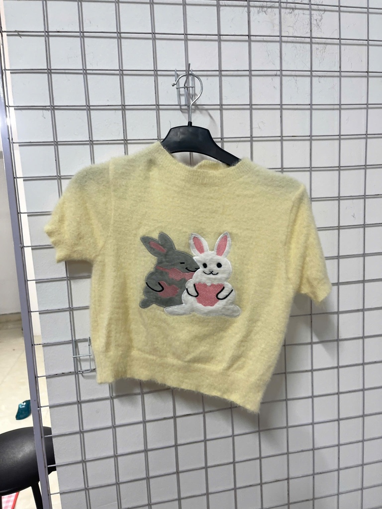 áo len crt vàng lông