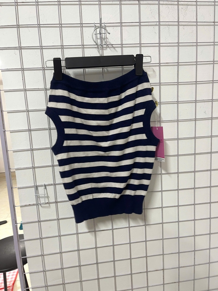 áo crt len kẻ xanh