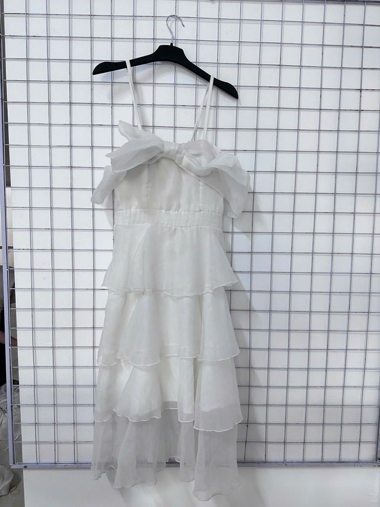 váy 2 dây voan nơ