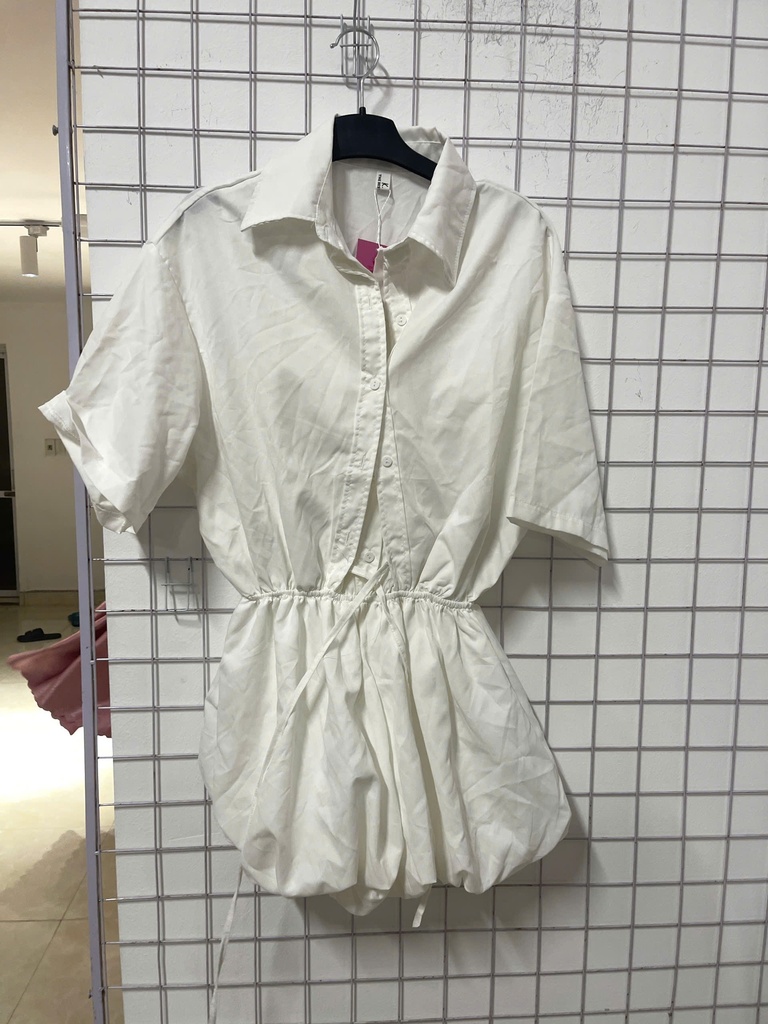 set liền áo kèm cv bí trắng 