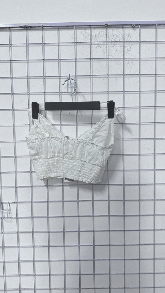 áo 2 dây crt trắng