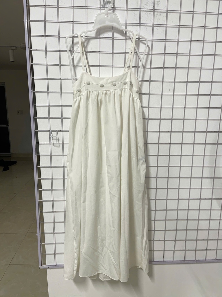 váy trắng 2 dây