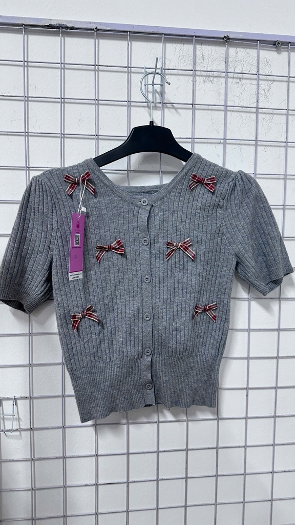 áo crt cộc tay xám 