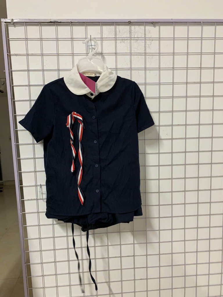 set xanh than áo cv bí 