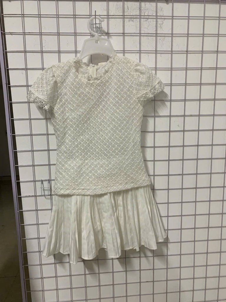 set trắng áo kèm cv xếp ly