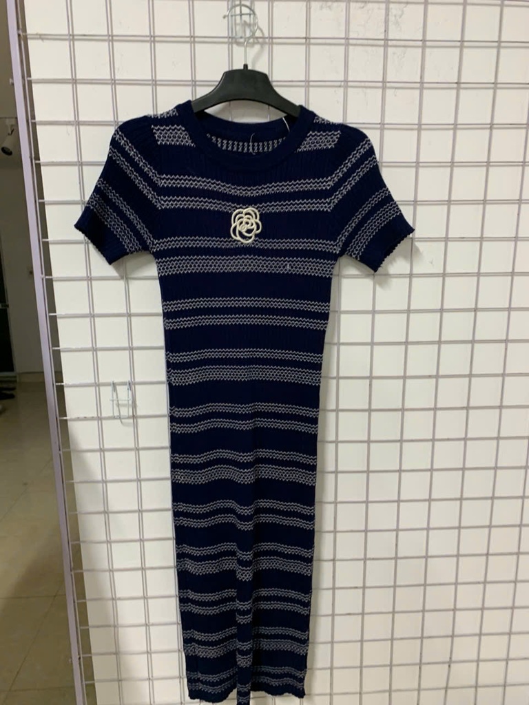 váy body xanh than tay cộc 