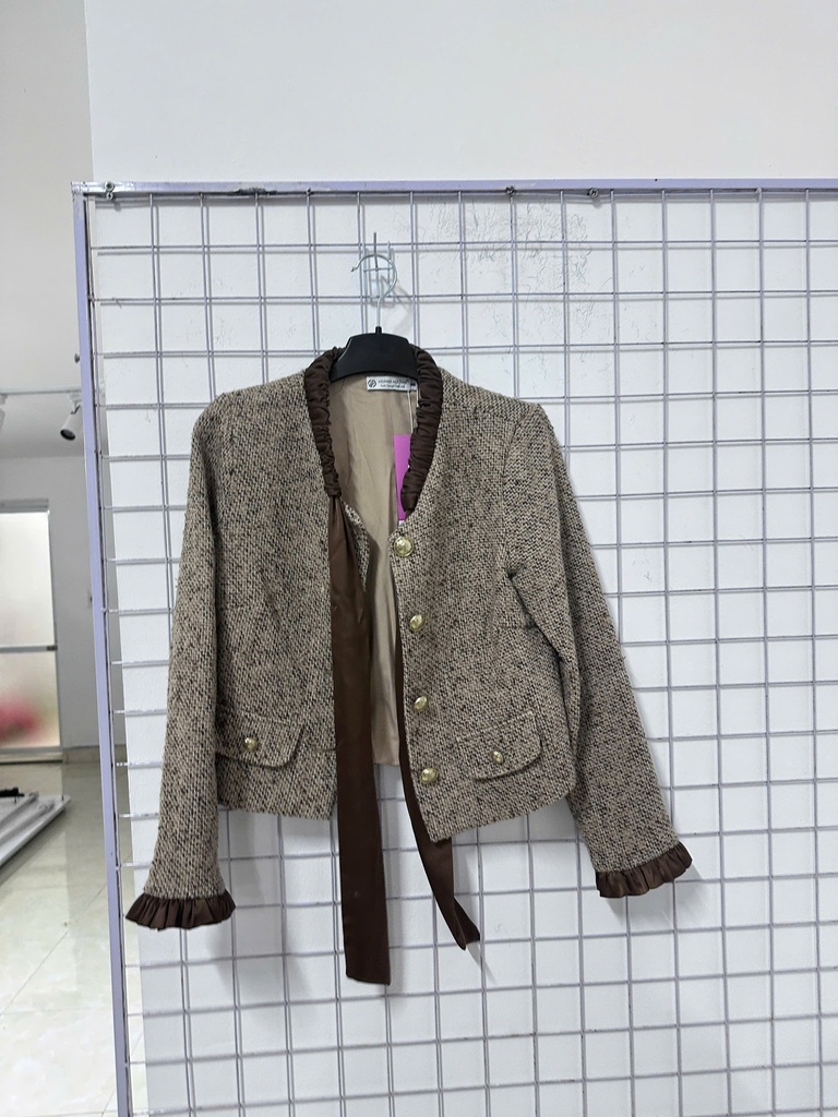 áo khoác dạ nâu