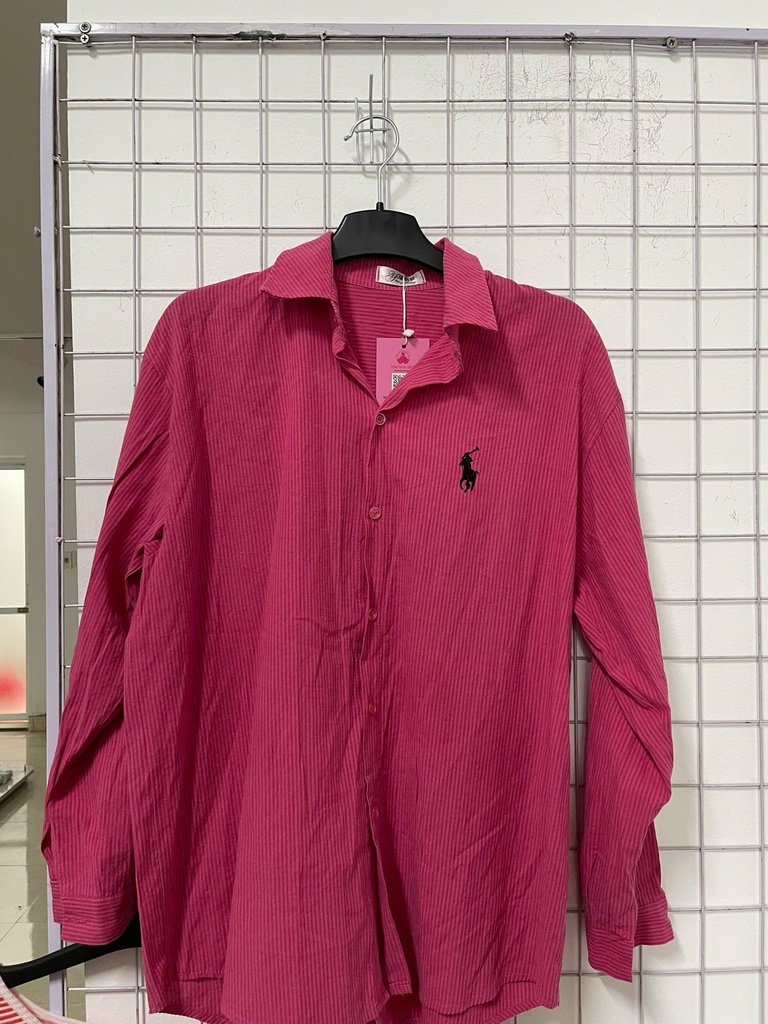 áo somi hồng thêu ngựa