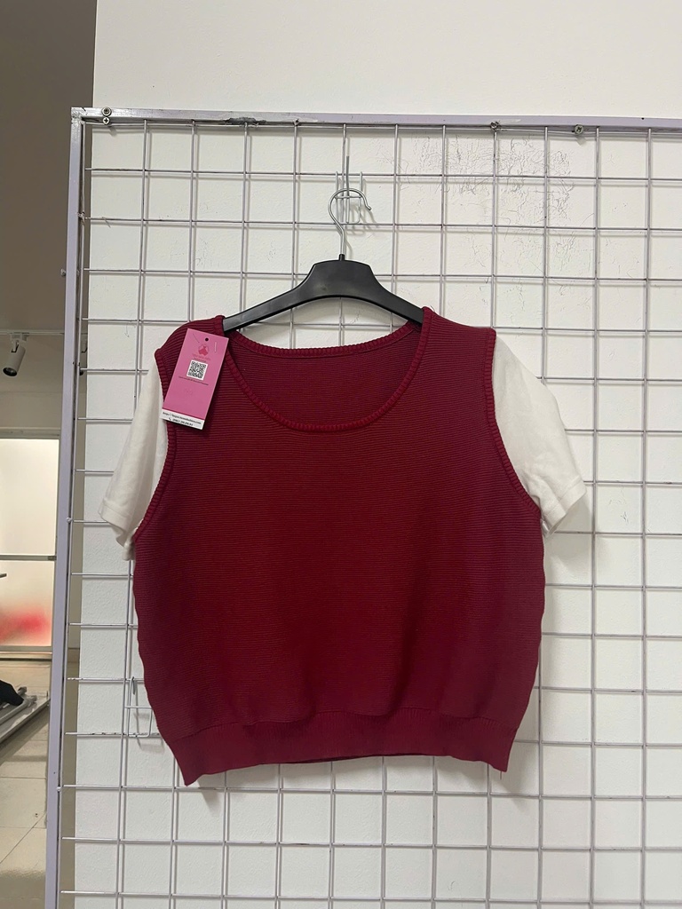 áo len đỏ trắng 