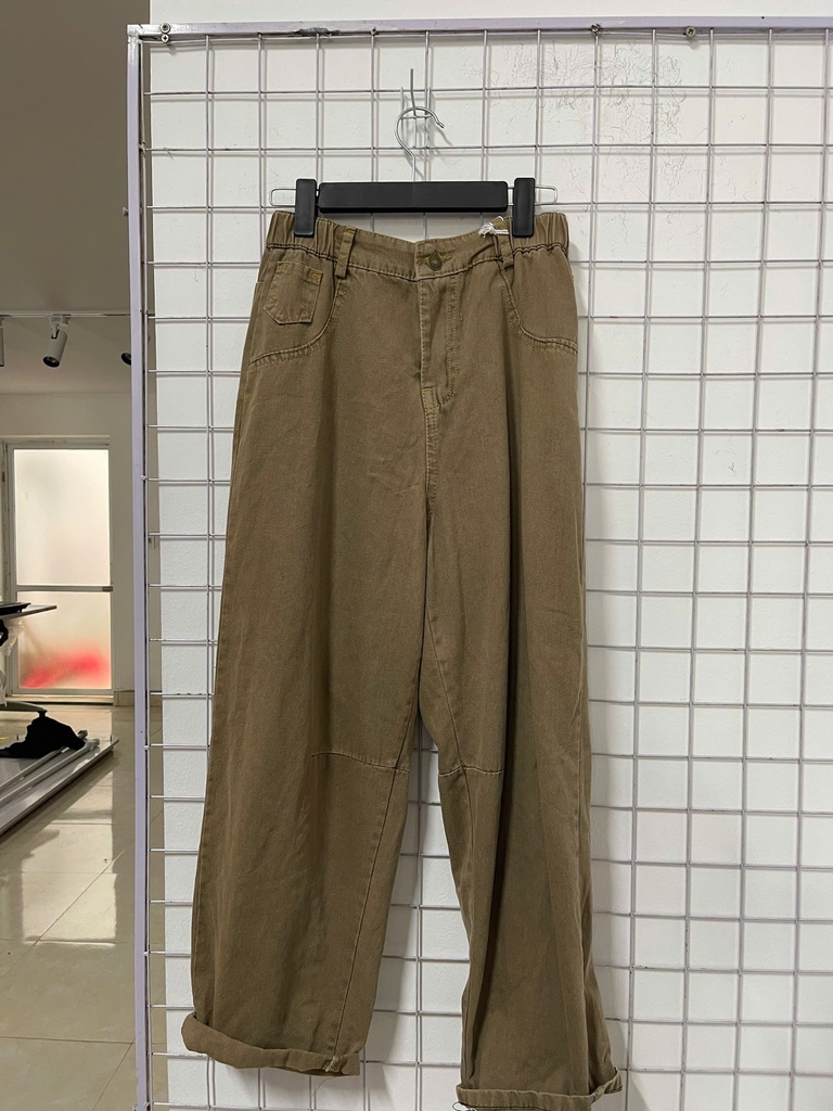 quần bedgy bò nâu 