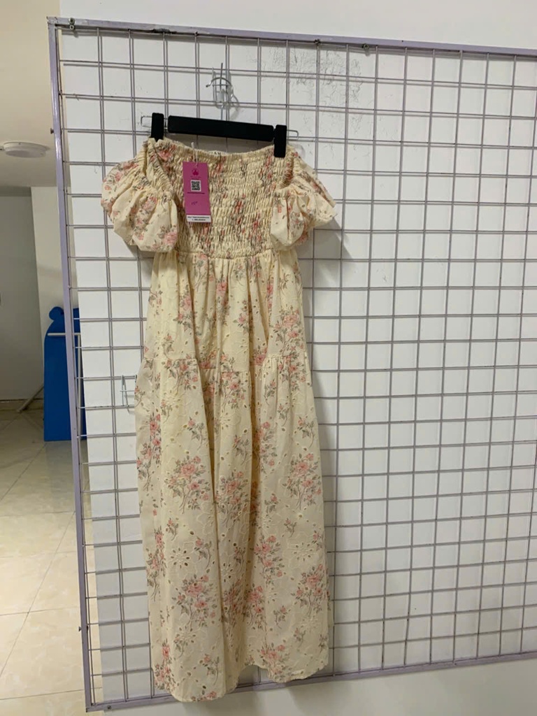 váy trễ vai 