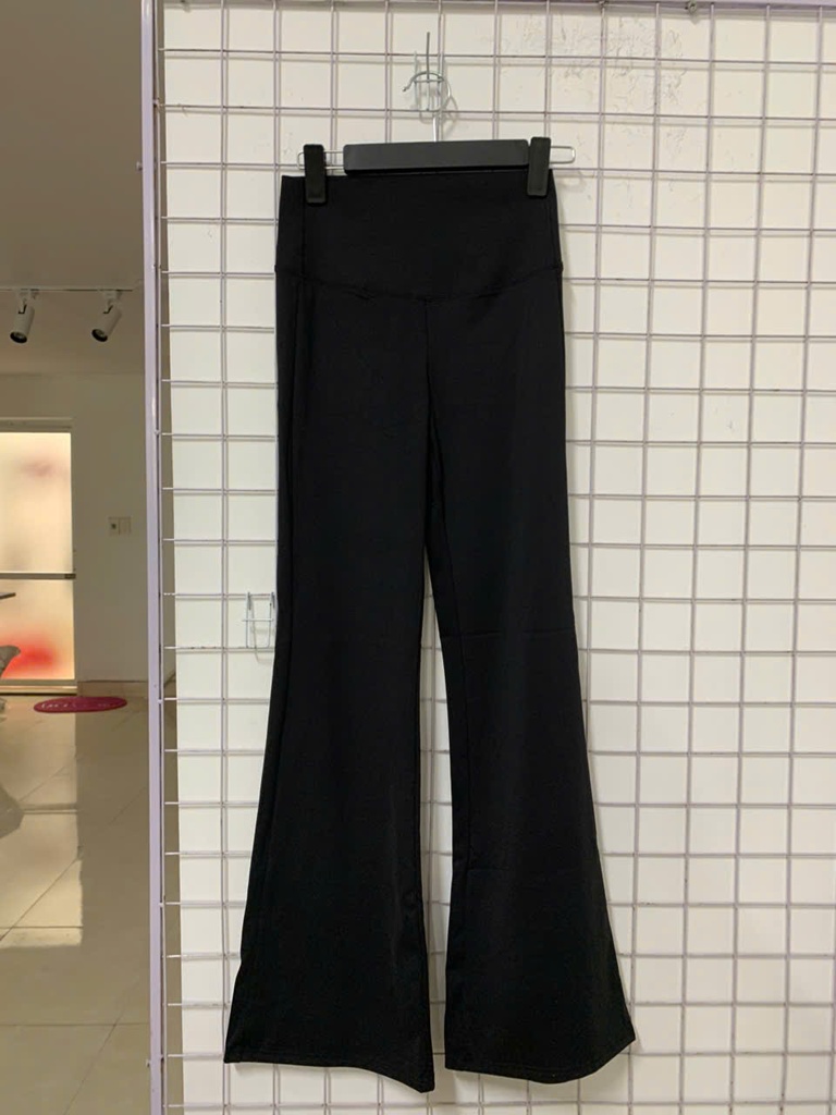 quần loe đen thun 