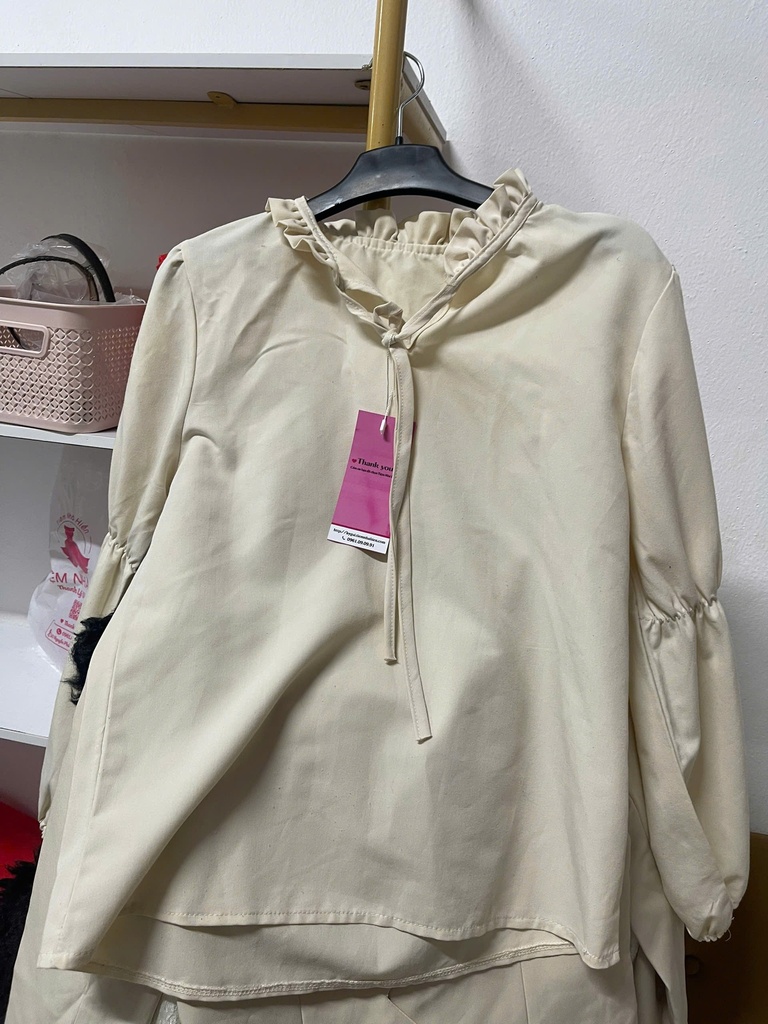 áo somi be tay nhúm 