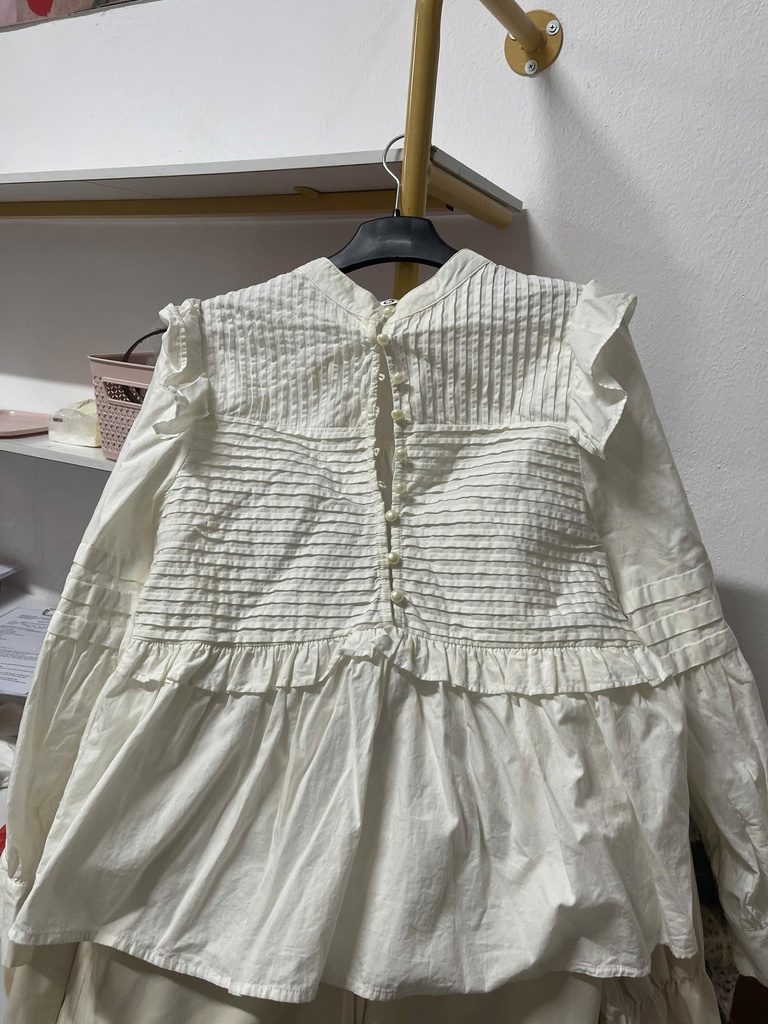 áo somi trắng tiểu thư 