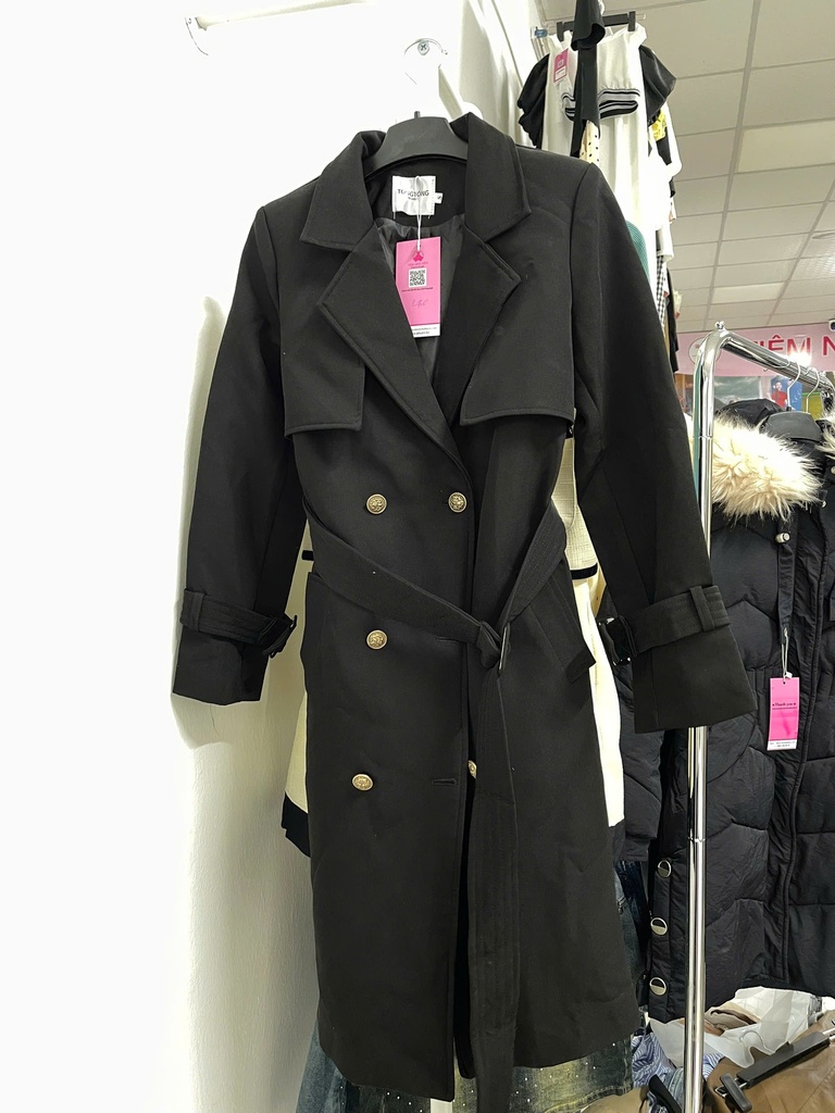 áo mangto dáng dài 