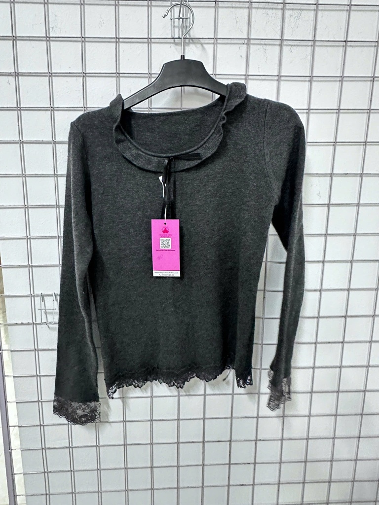 áo len xám chuột