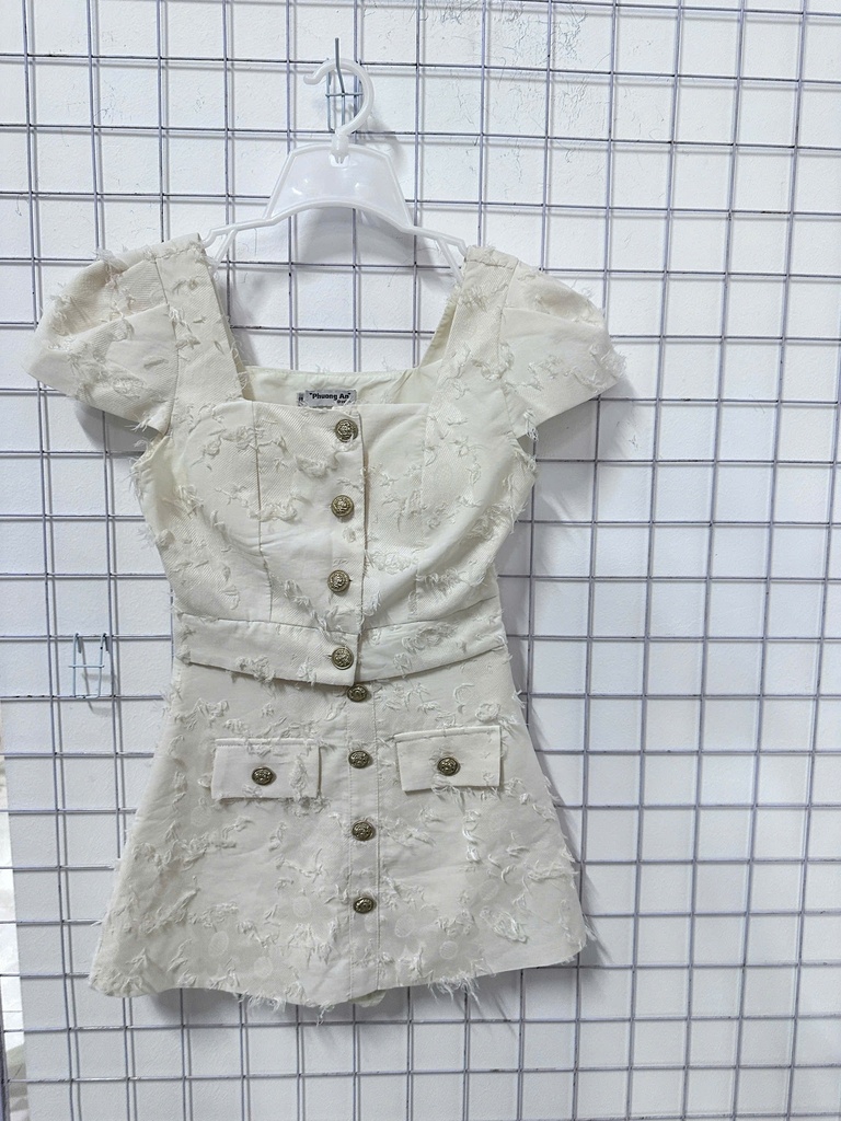 set trắng cộc tay