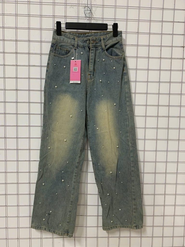 QUẦN BÒ ĐÍNH NGỌC