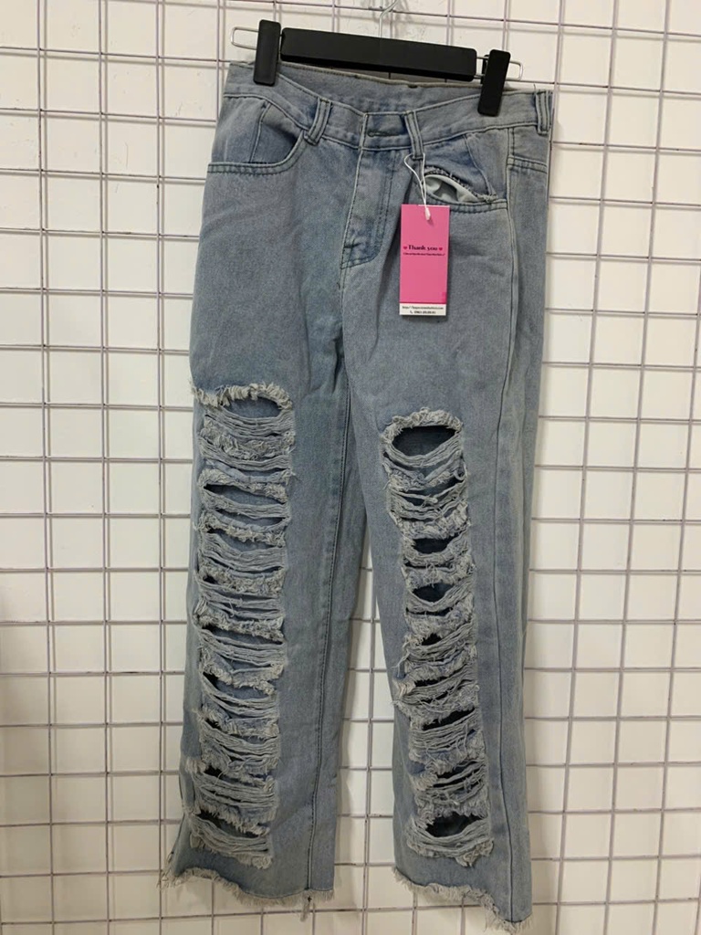 QUẦN BÒ RÁCH ANH