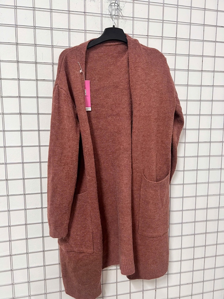 ÁO CADIAN DÁNG DÀI HỒNG ĐẤT LINH