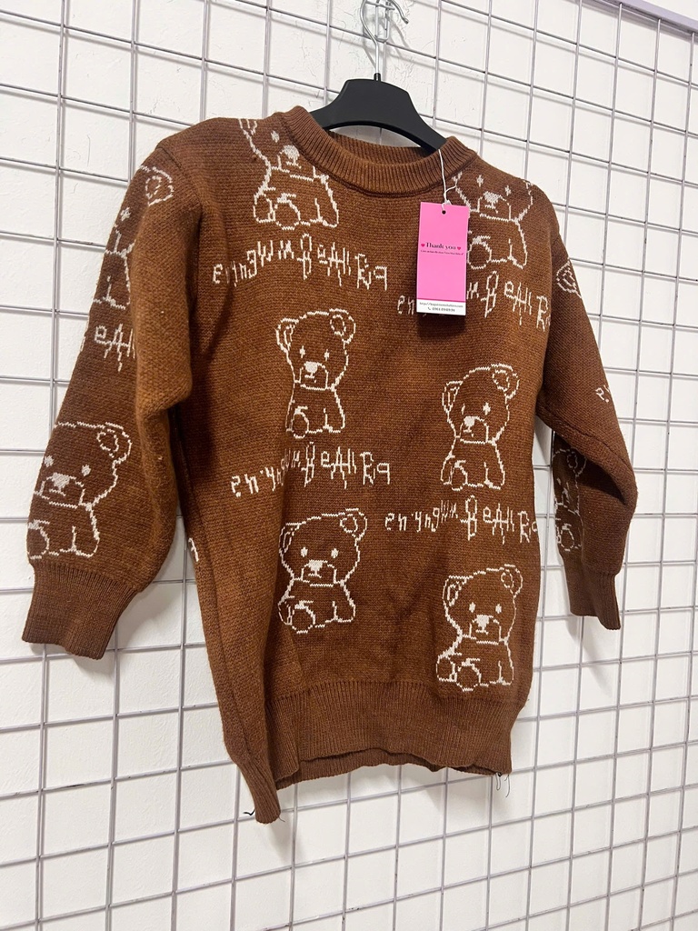 ÁO LEN GẤU NÂU LINH