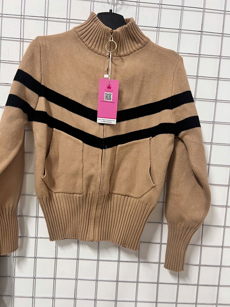 ÁO LEN CỔ KHÓA LINH