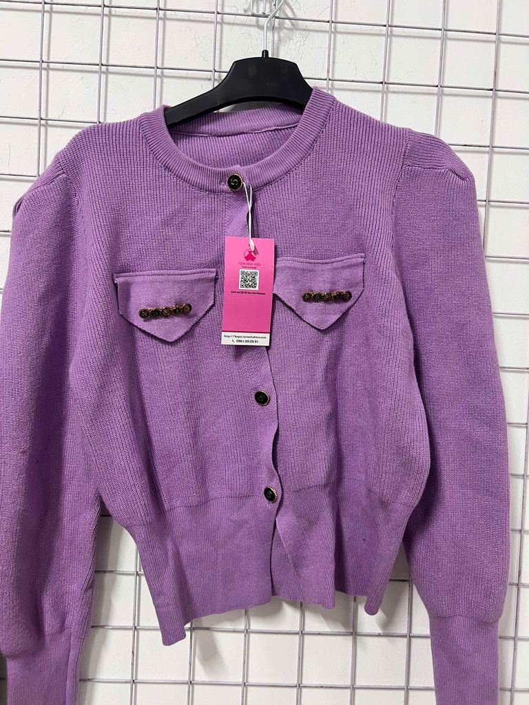 ÁO LEN TÍM BO EO LINH