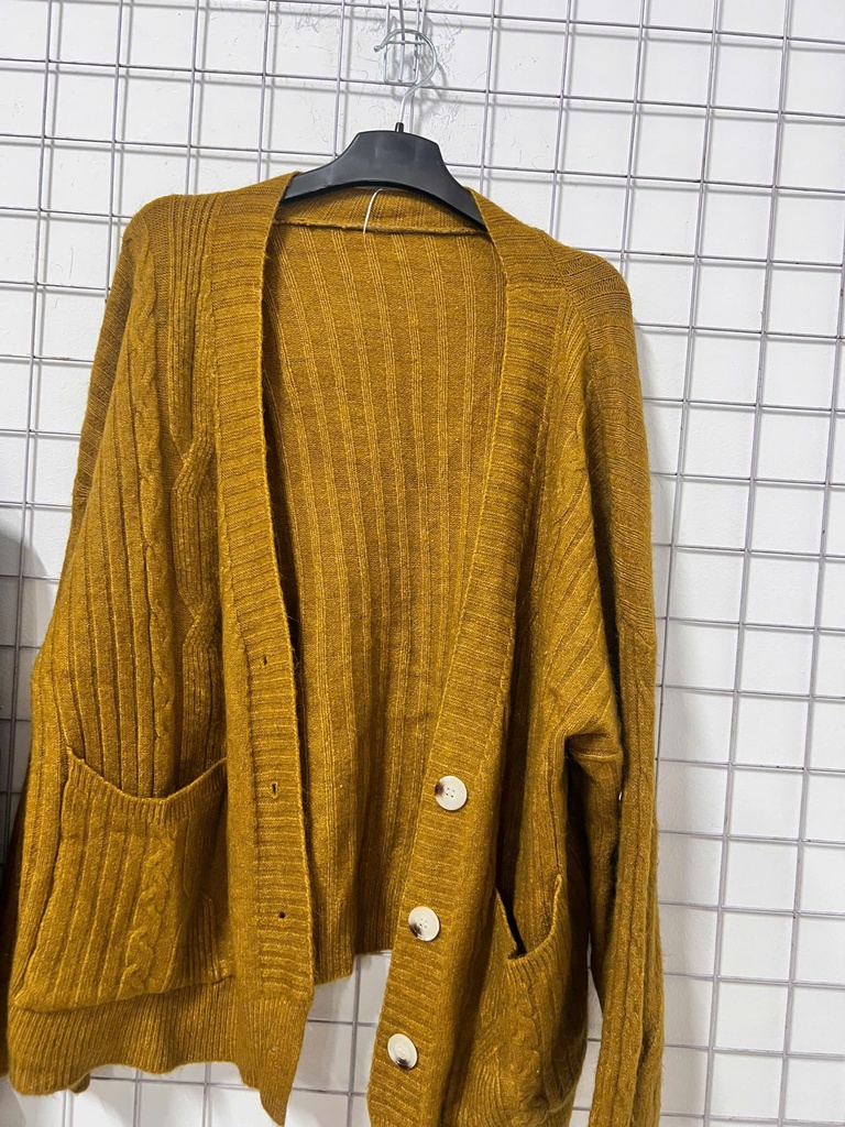 ÁO CADIAN VÀNG KHOÁC NGOÀI LINH