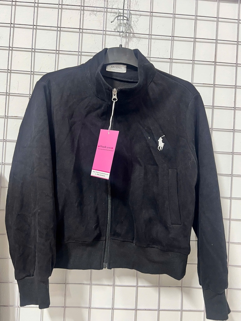 ÁO KHOÁC ĐEN CAO CỔ LINH