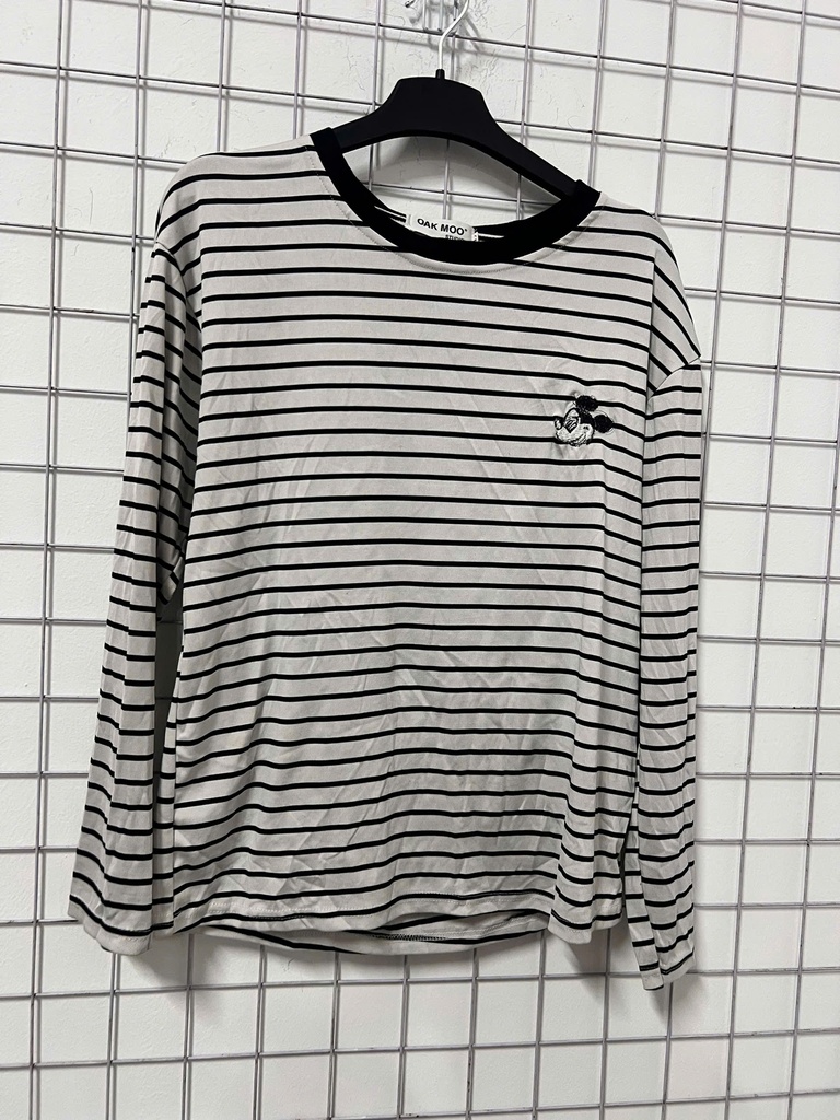 ÁO PHÔNG KẺ MICKEY LINH