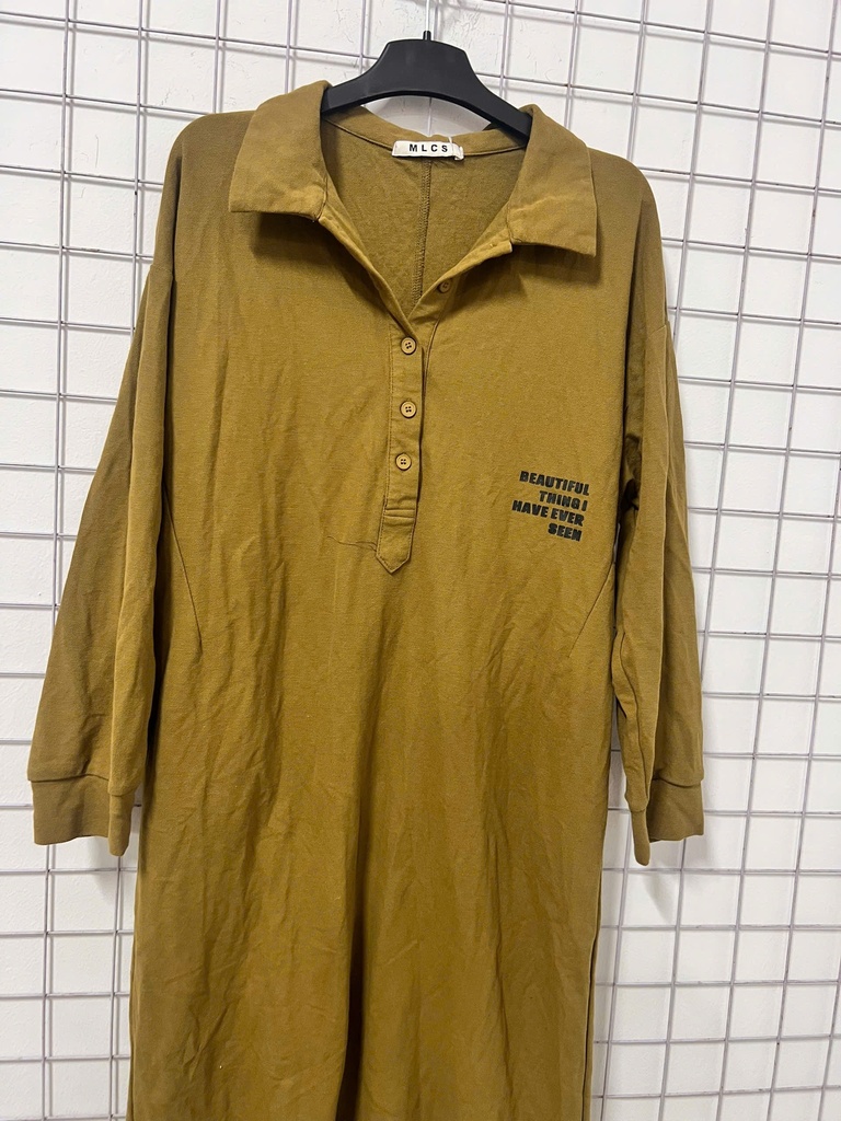 VÁY SUÔNG CÓ CỔ LINH