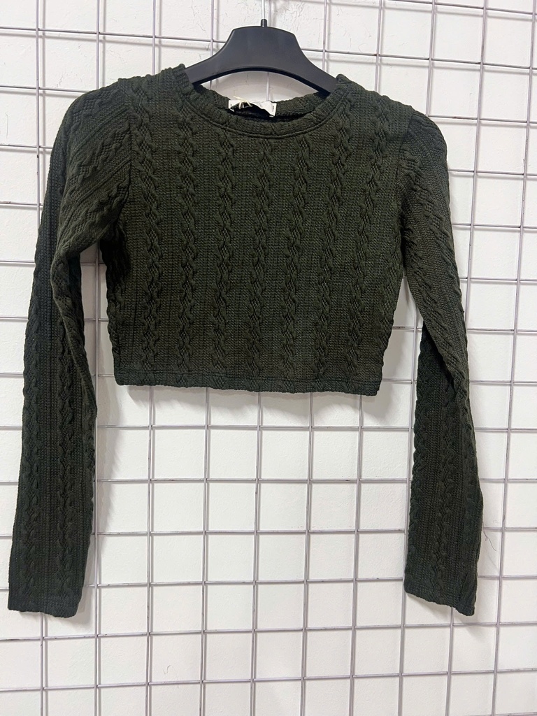 ÁO LEN CROTOP XANH LINH