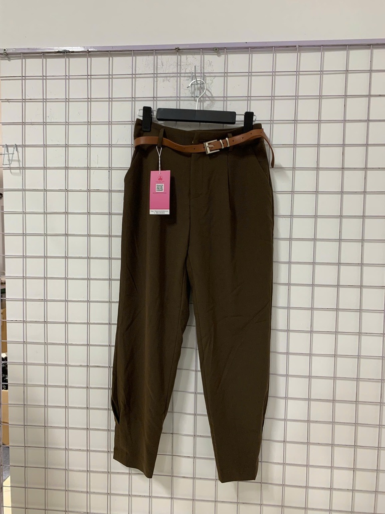 Quần Thắt Lưng Nâu T.Linh