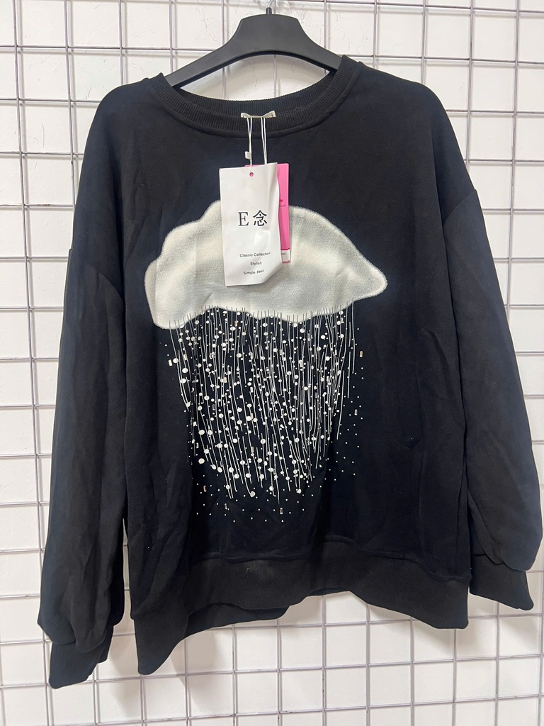 ÁO PHÔNG ĐEN ĐÁM MÂY LINH