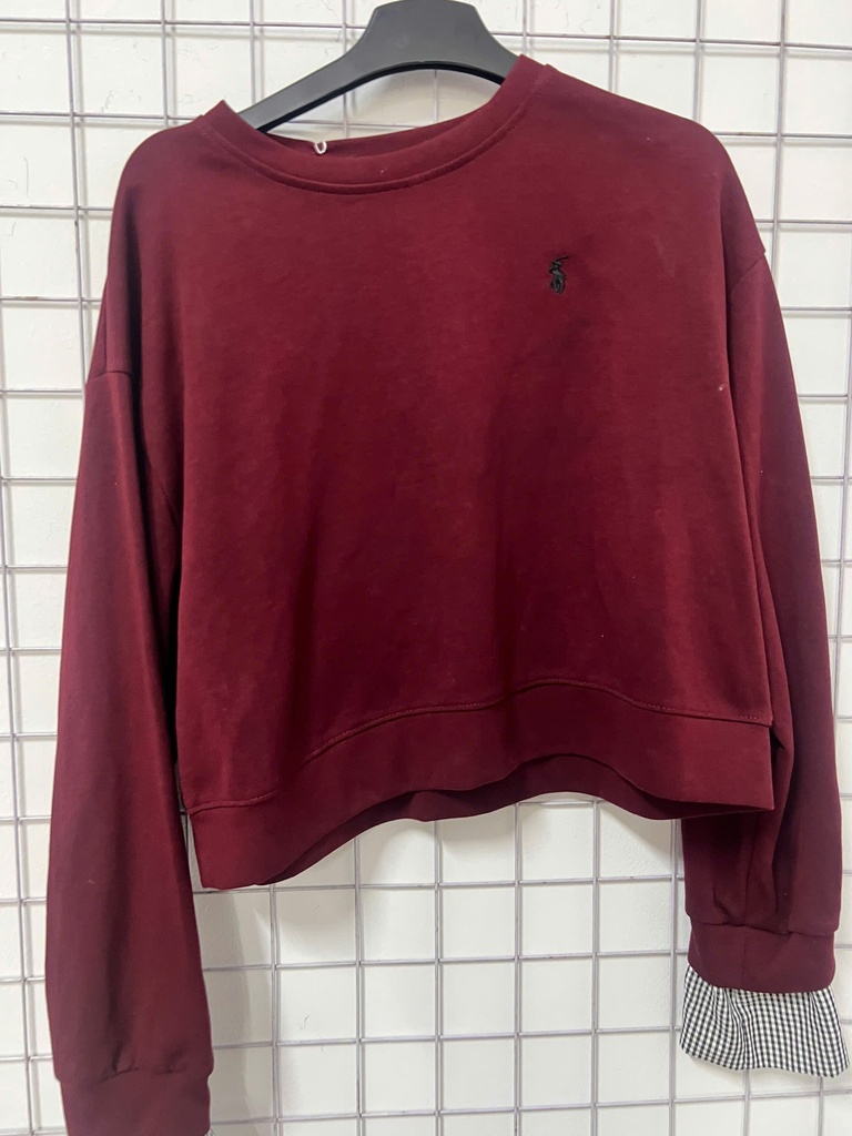 ÁO PHÔNG ĐỎ TAY SƠMI ĐIỆU LINH