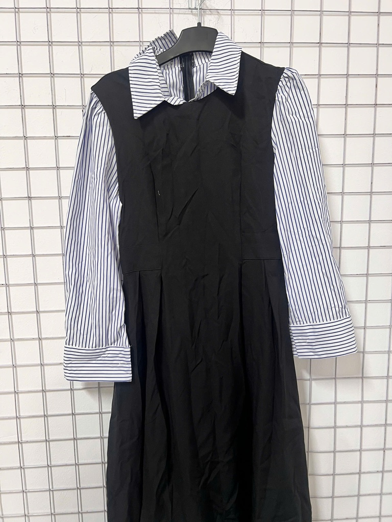 VÁY DEN DÀI TAY SƠMI KẺ LINH