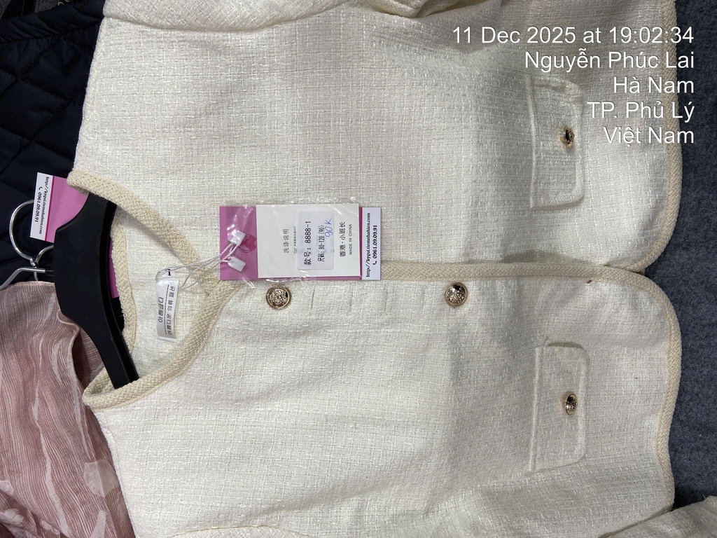 ÁO DẠ TRẮNG LINH