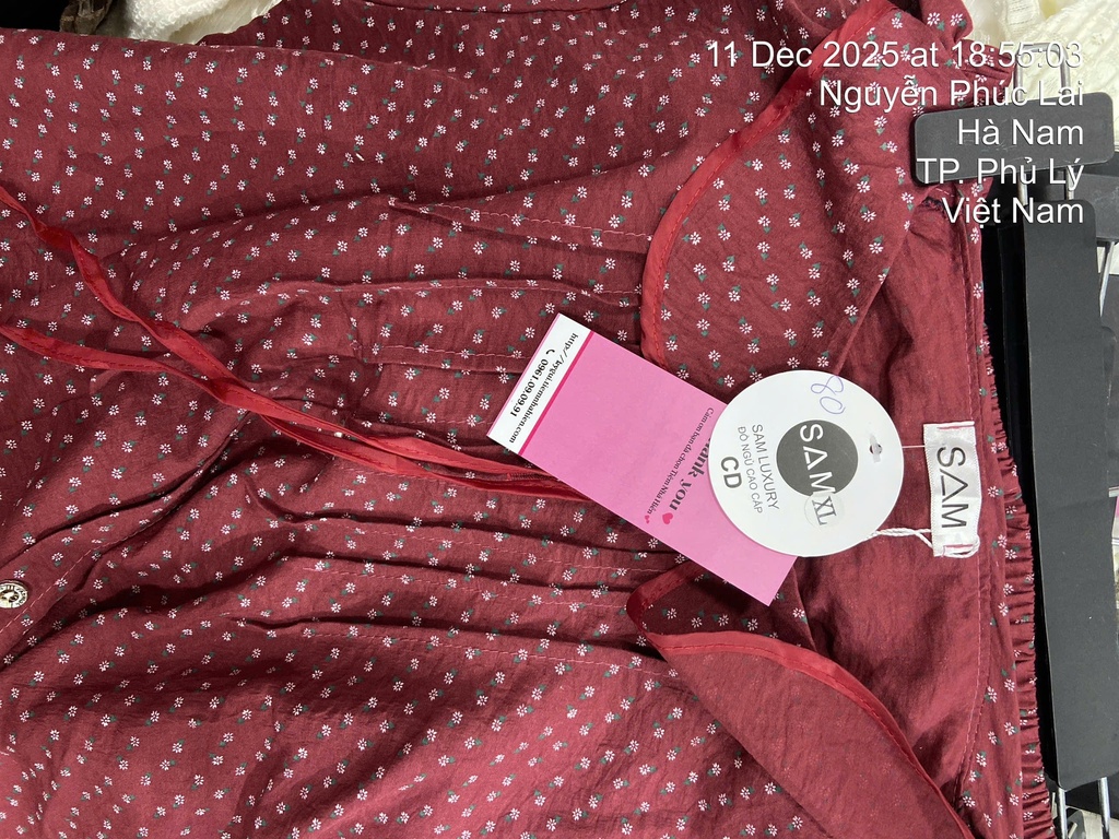 BỘ NGỦ ĐỎ HOA NHÍ THUY