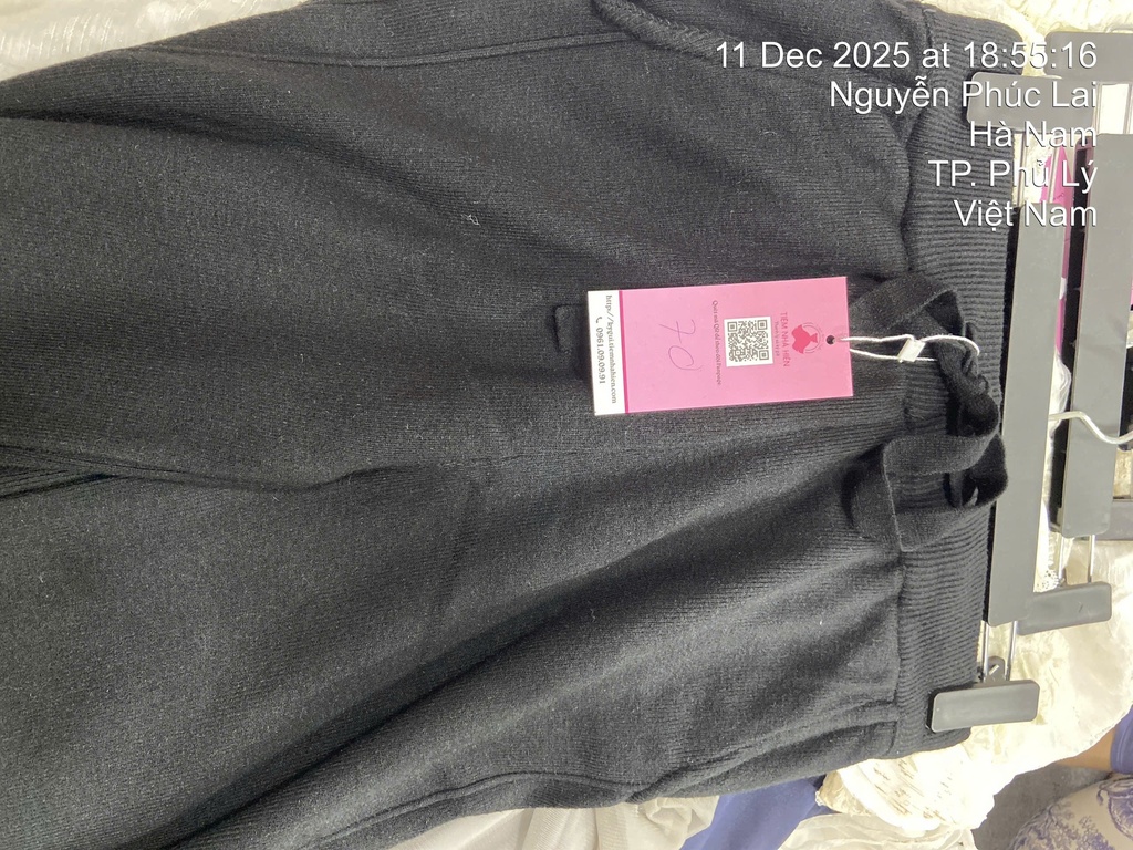 QUẦN LEN ĐEN THUY