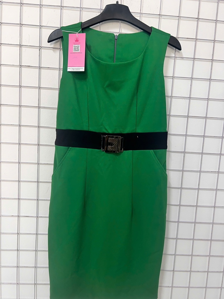 Váy xanh đai đen NPTHAO