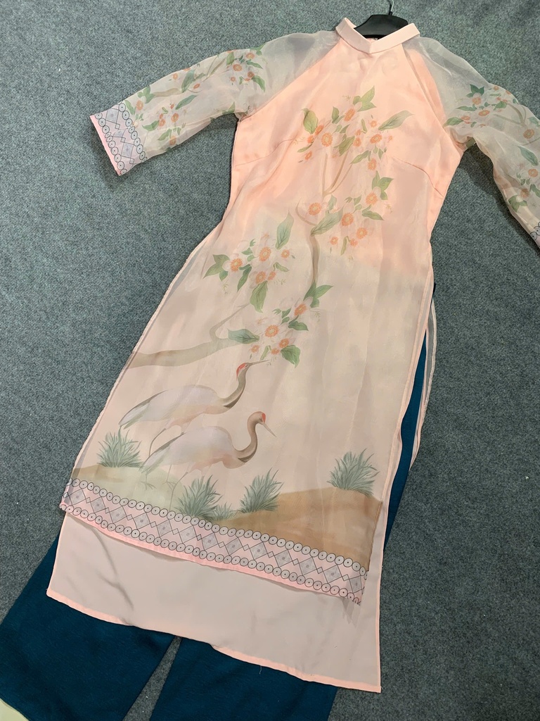 ÁO DÀI HỒNG NMPHUONG