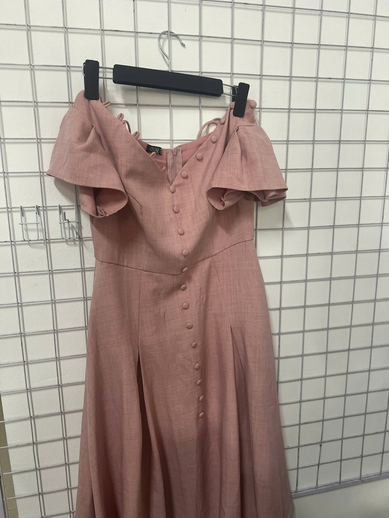 váy hồng công sở